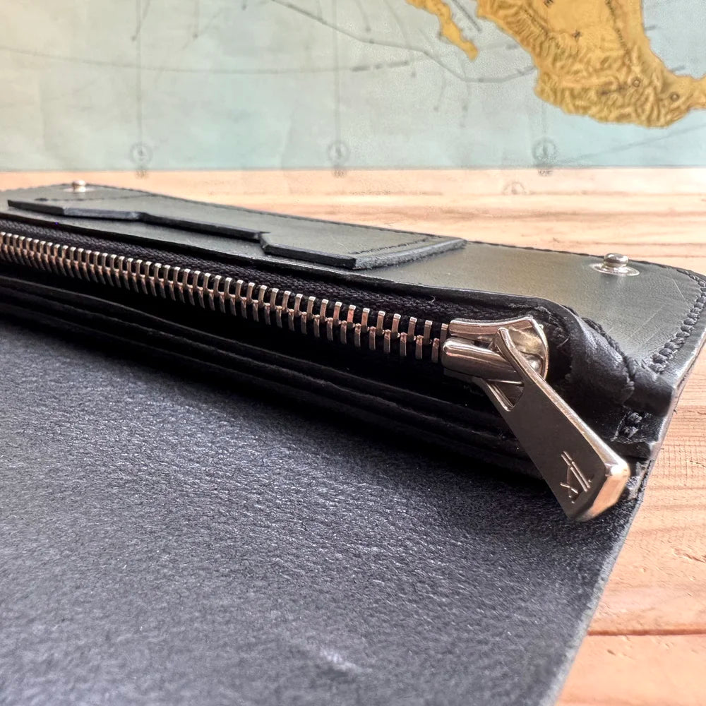 Accordion Biker Long Wallet