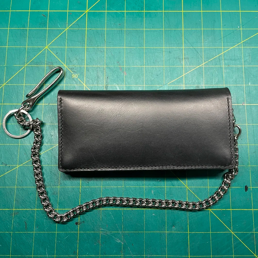 Deluxe Biker Chain Wallet with Japanese Fish Hook