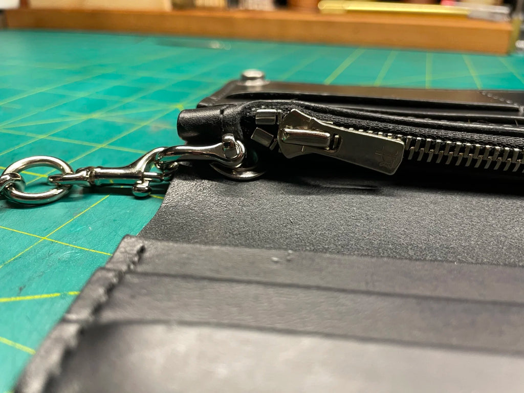 Deluxe Biker Chain Wallet with Japanese Fish Hook